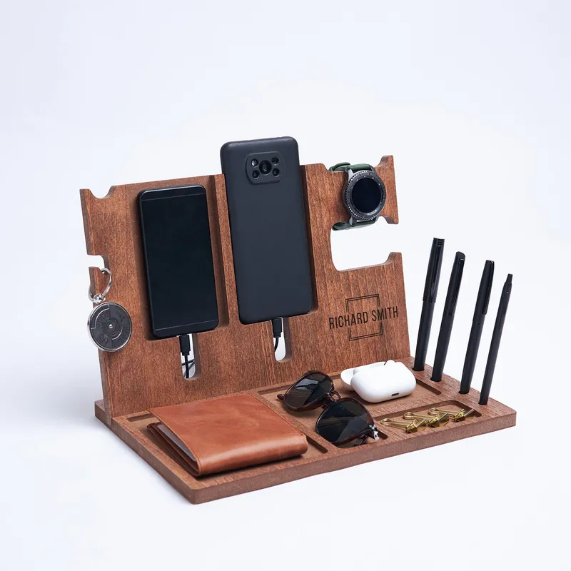 Personalized Desktop Pen and Accessory Organizer