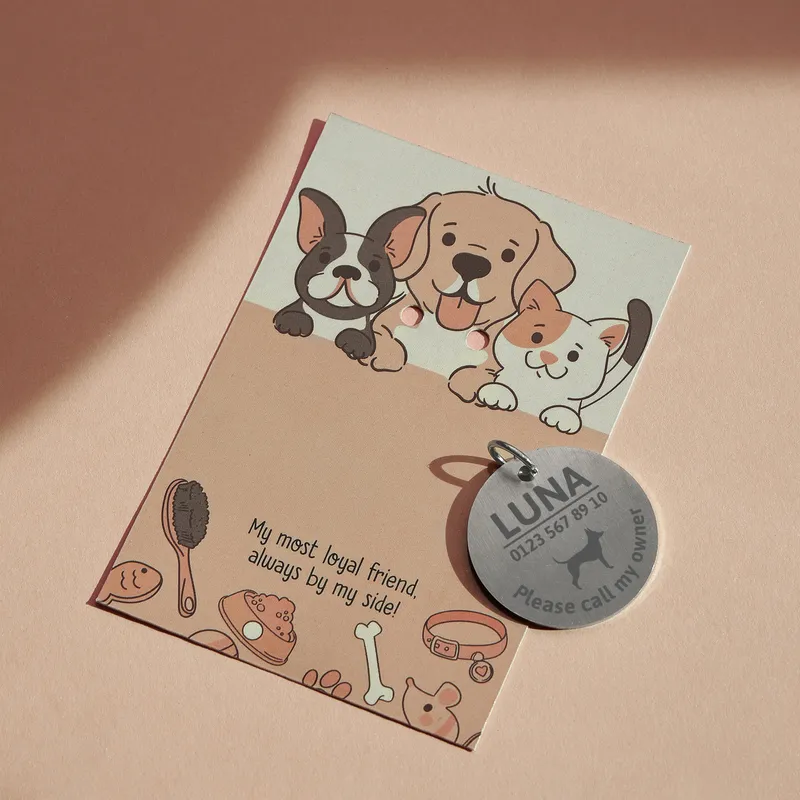 Personalized Dog ID Tag If Lost Call