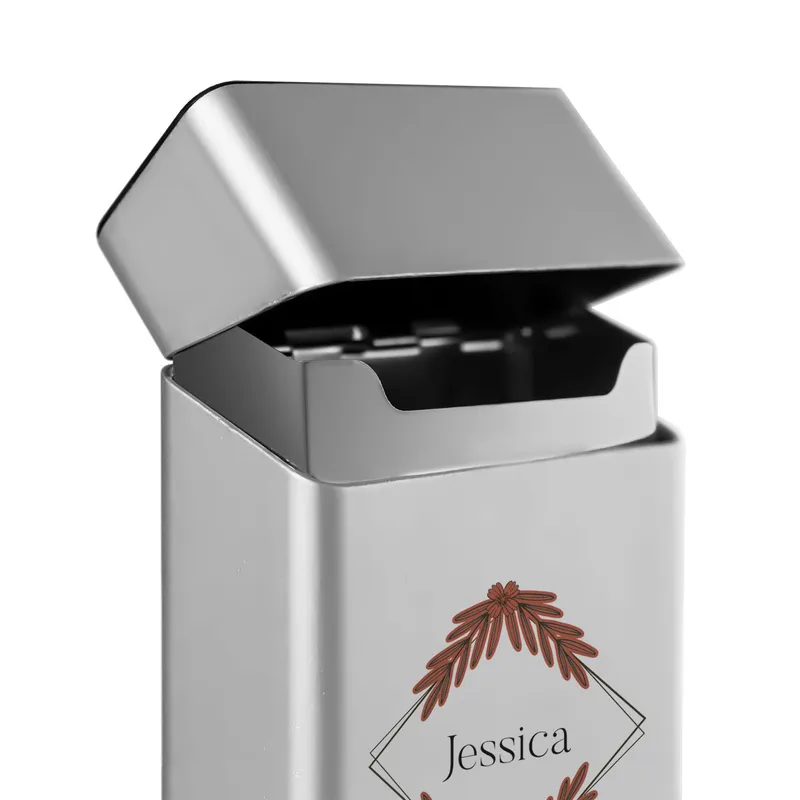 Personalized Elegant Metal Cigarette Case for Her