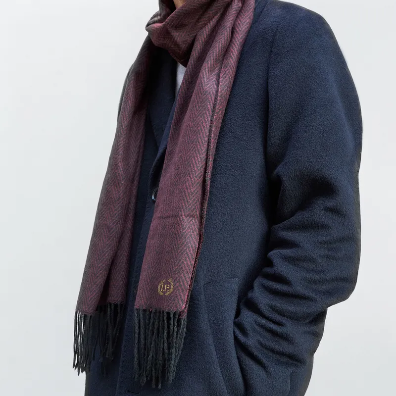 Personalised Monogrammed Men's Scarf for Special Occasions