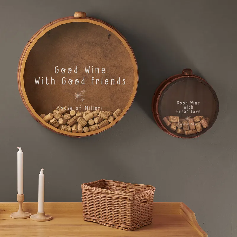 Personalised Family and Love Wine Cork Collection Box Set