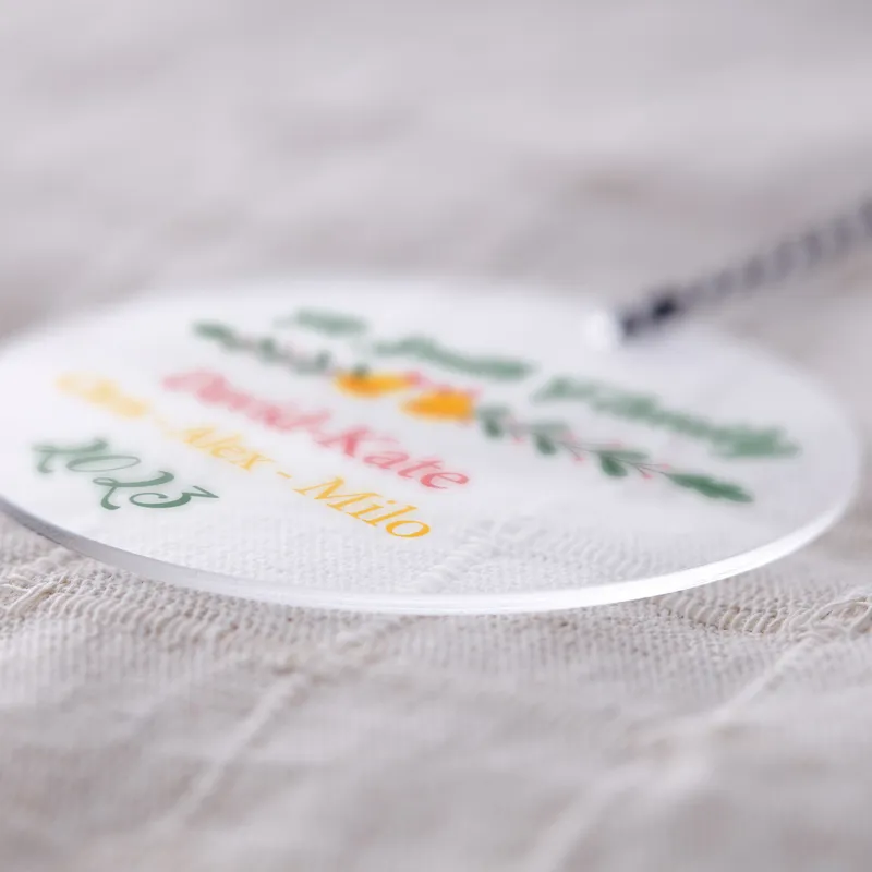 Personalized Family Christmas Ornament