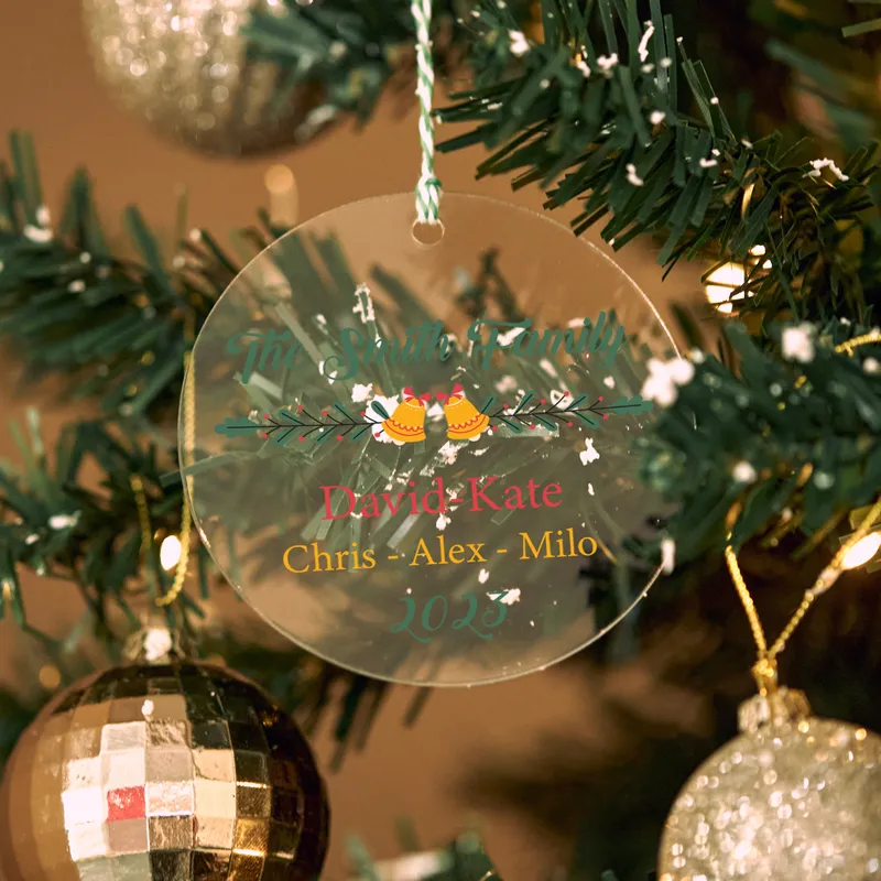 Personalized Family Christmas Ornament