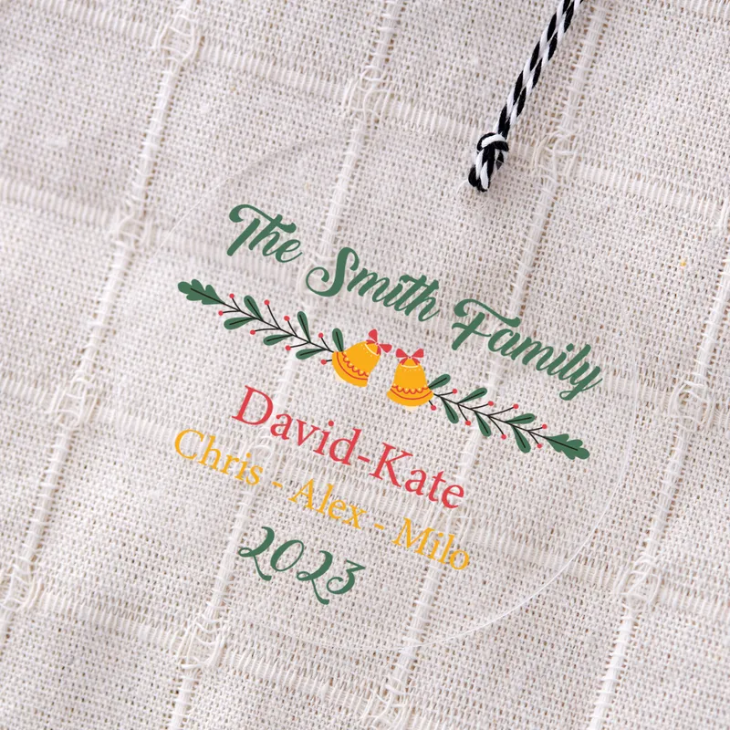 Personalized Family Christmas Ornament