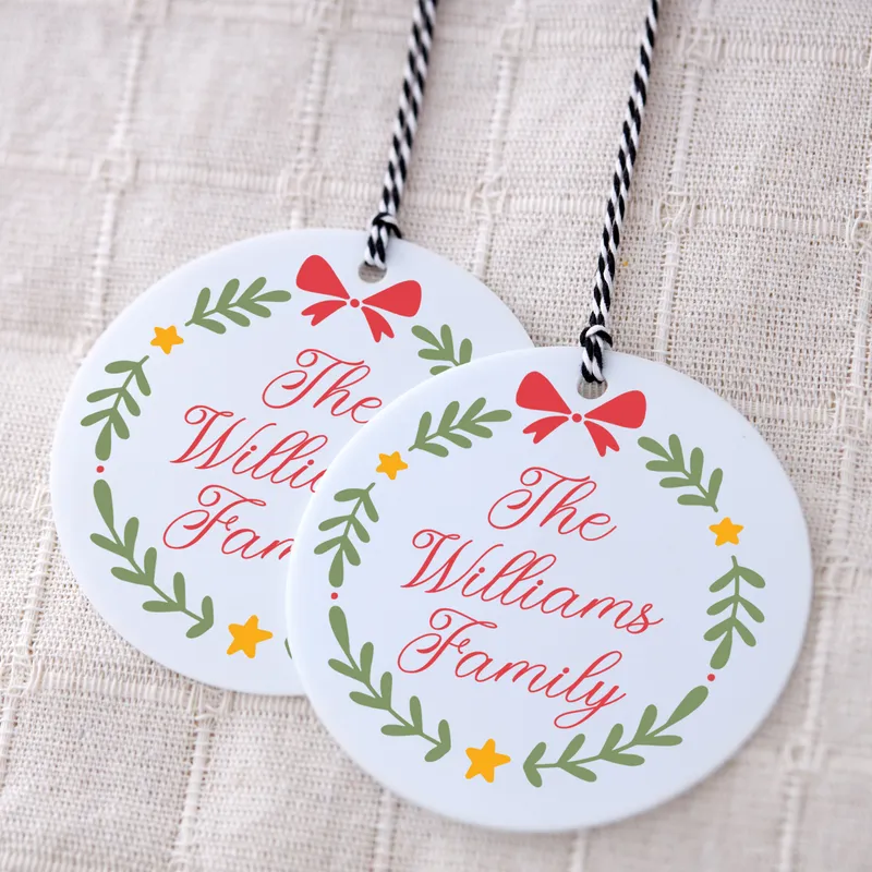 Personalized Family Keepsake Ornament