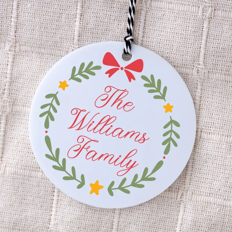 Personalized Family Keepsake Ornament