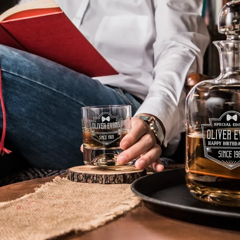 Personalized Father's Day Gift Nashville Whiskey Set