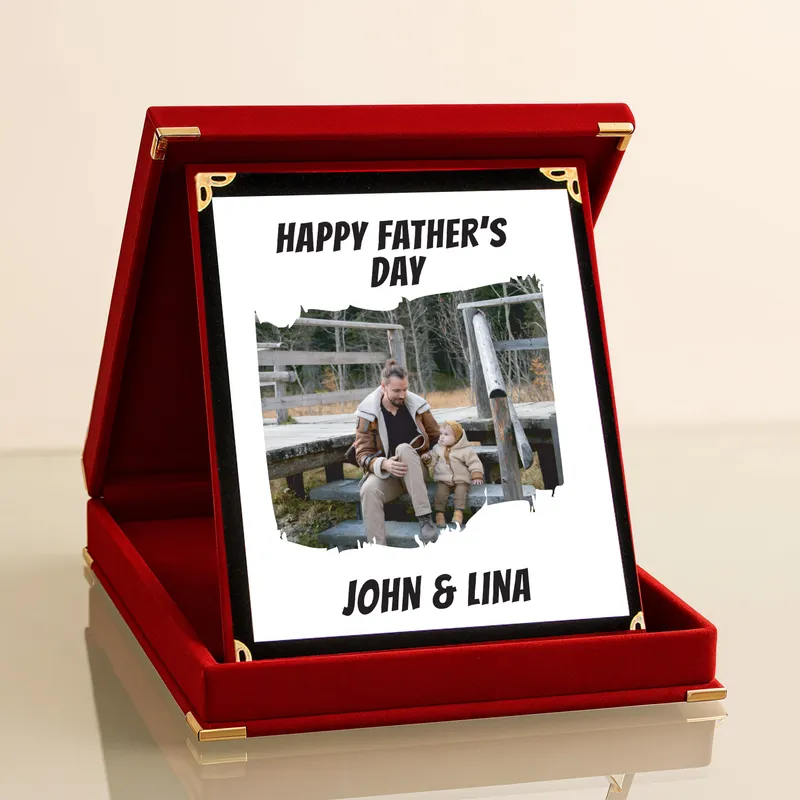 Personalized Father's Day Gift Plaque for Dad