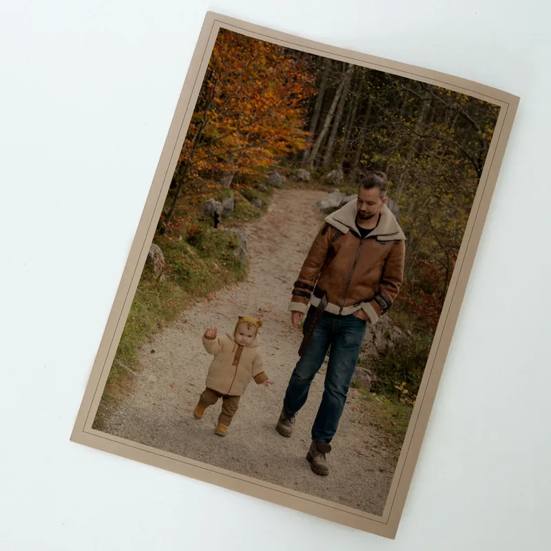 Personalized Father's Day Newspaper Keepsake with Photo