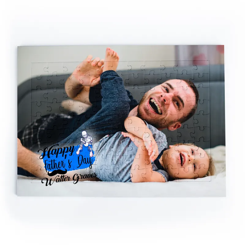 Personalized Father's Day Photo Puzzle – Unique Memory Keepsake