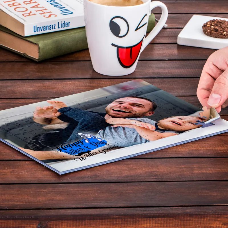Personalized Father's Day Photo Puzzle – Unique Memory Keepsake