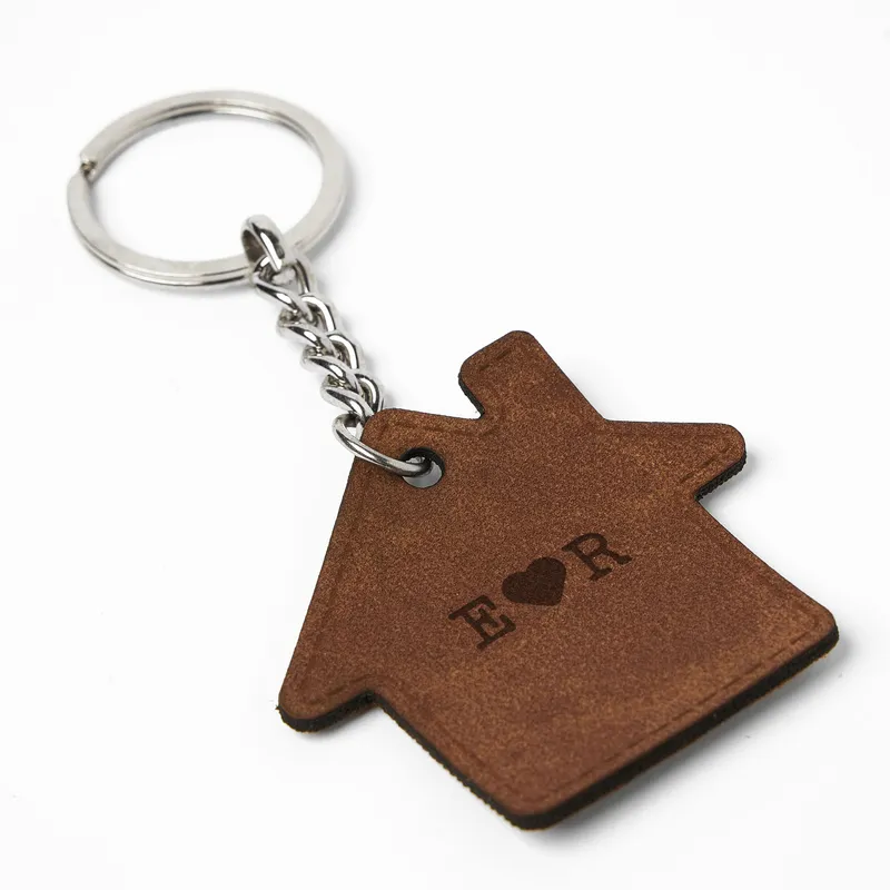 Personalized First Home Keychain Gift for Couples