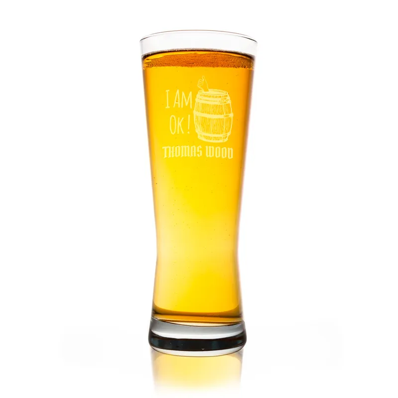 Personalised Funny Beer Glass for Any Occasion