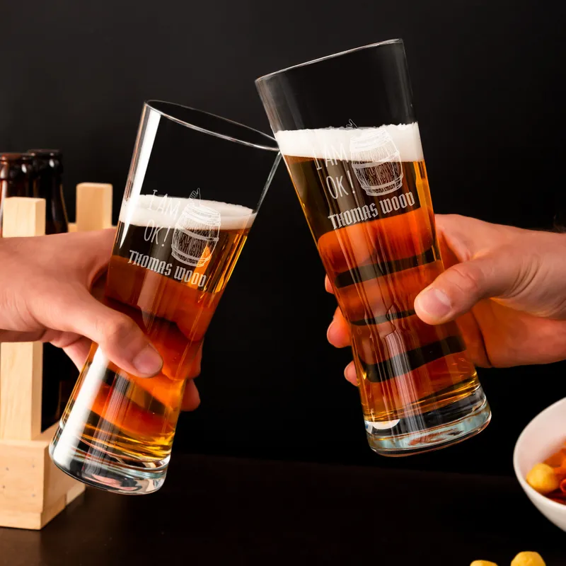 Personalised Funny Beer Glass for Any Occasion