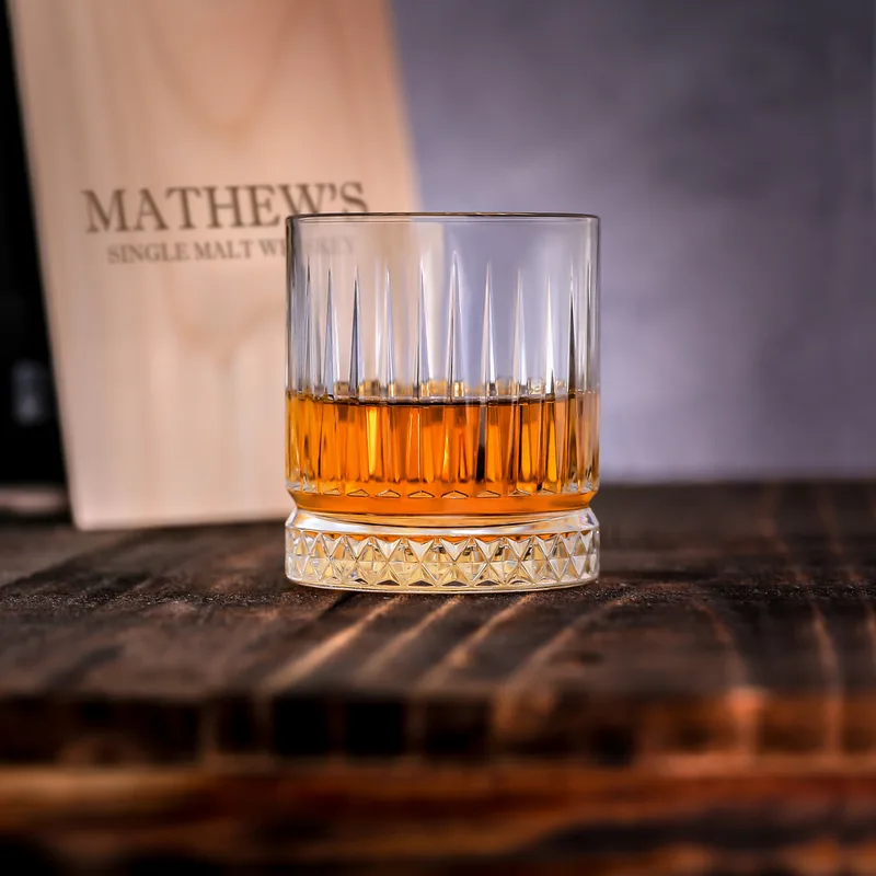 Personalised Engraved Glasgow Whisky Glass Gift Set
