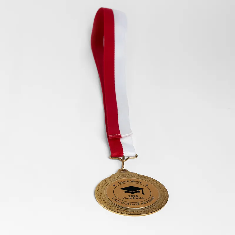 Personalized Gold Medal Award for Success