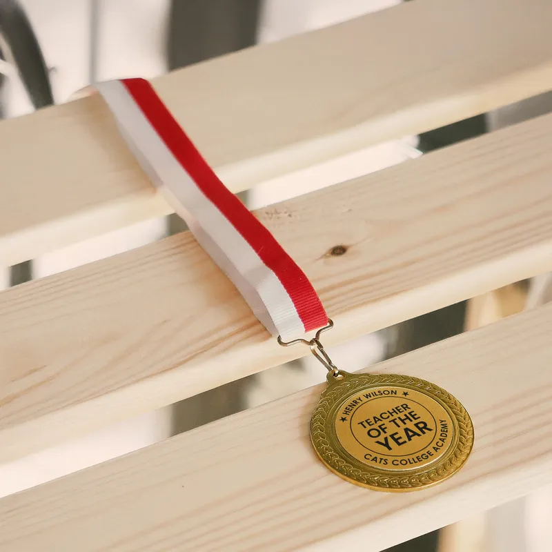 Personalized Gold Medal Award for Success