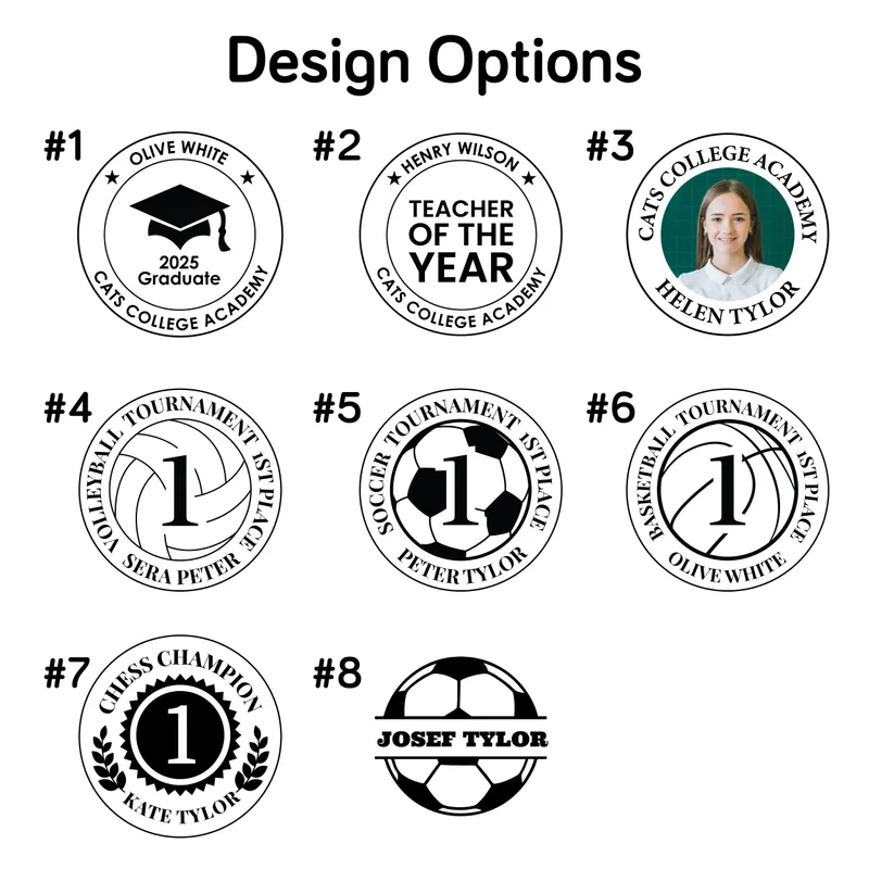 Personalized Gold Medal Award for Success