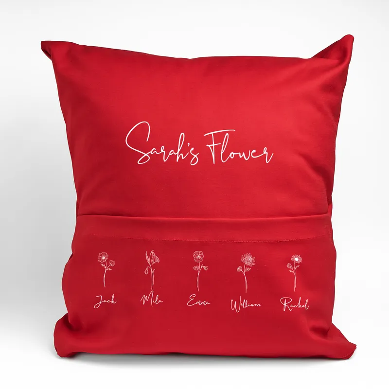 Personalised Grandma and Grandchild Pocket Pillow Gift