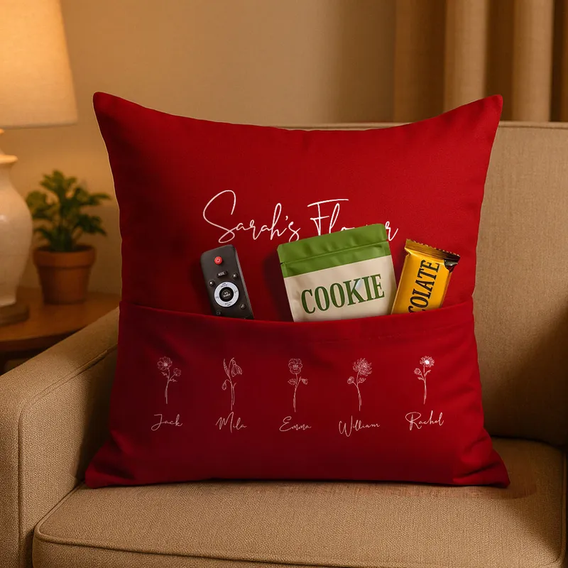 Personalised Grandma and Grandchild Pocket Pillow Gift