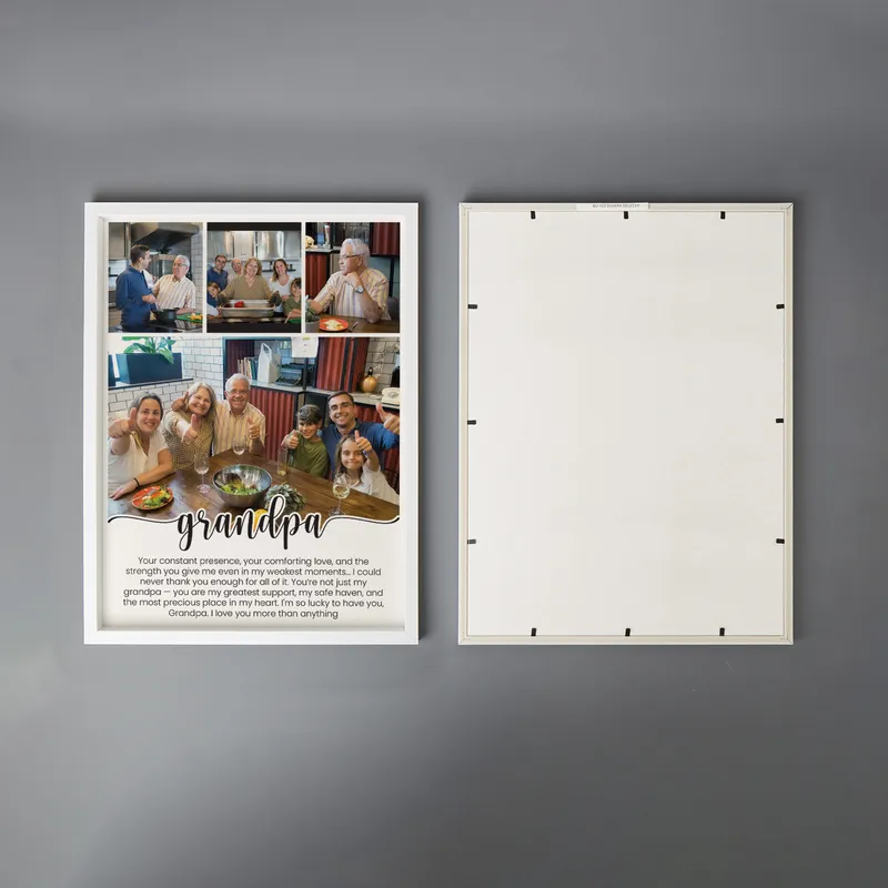 Personalised Grandpa Photo Collage Frame Keepsake
