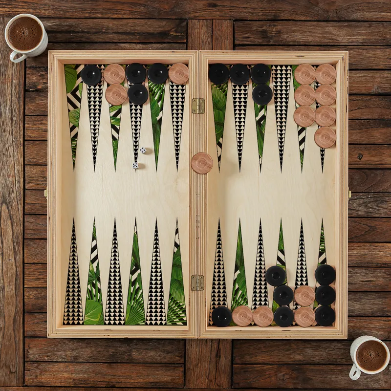 Personalised Engraved Backgammon Set for Adults and Teens
