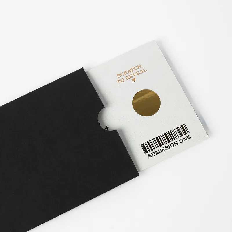 Personalised Happy Birthday Scratch-Off Ticket Gift