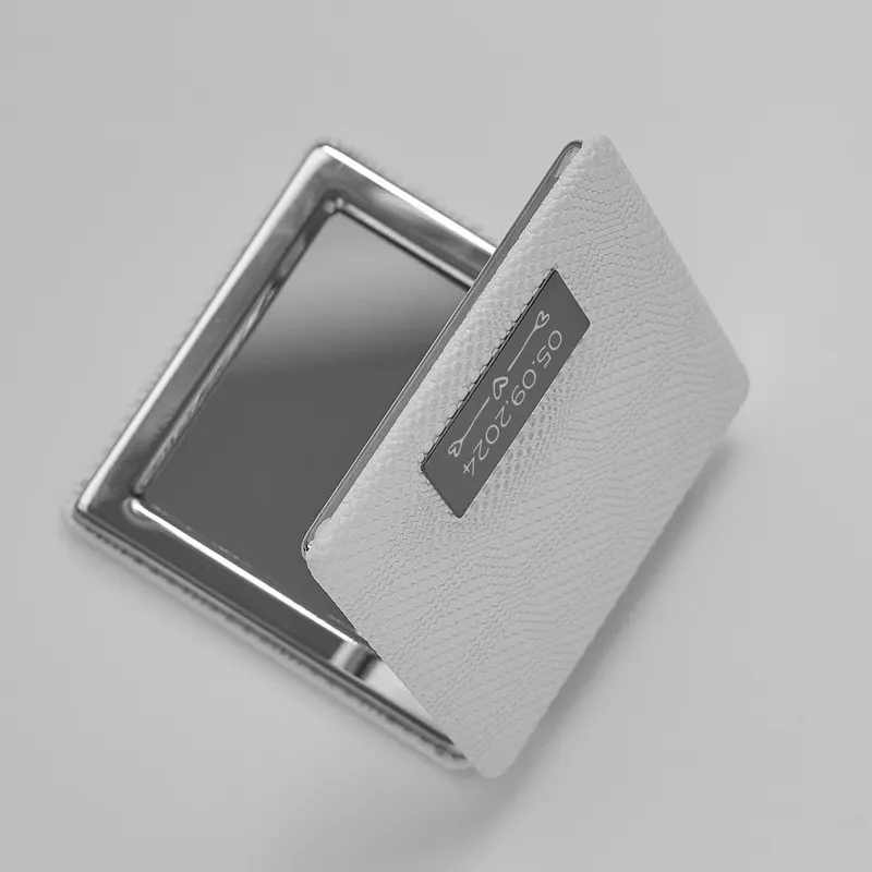 Personalized Heart Design Date Hand Mirror