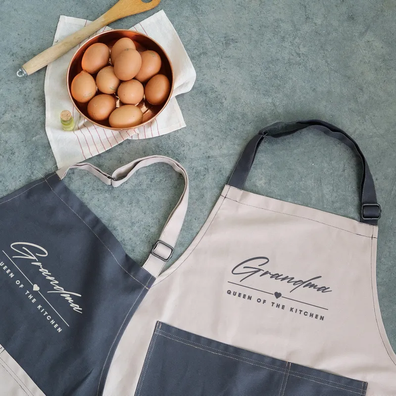 Personalised Heart Detail Kitchen Apron for Her