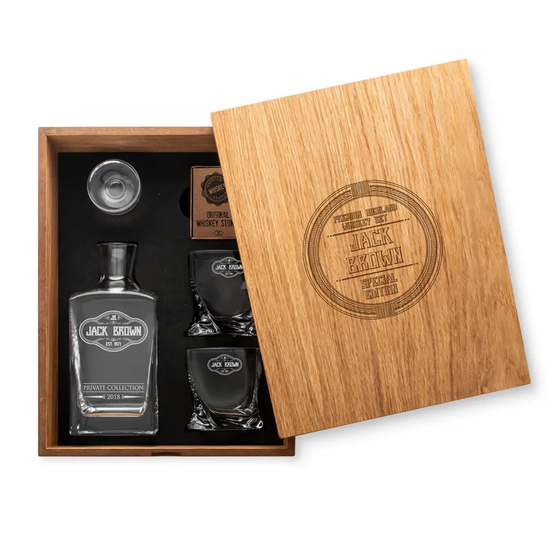 Personalized Highland Whiskey Set