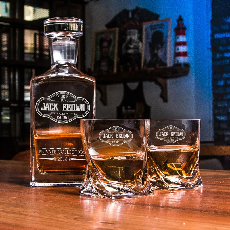 Personalized Highland Whiskey Set
