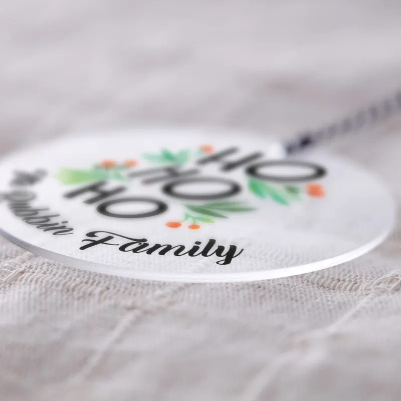 Personalized Ho Ho Ho! Christmas Ornament