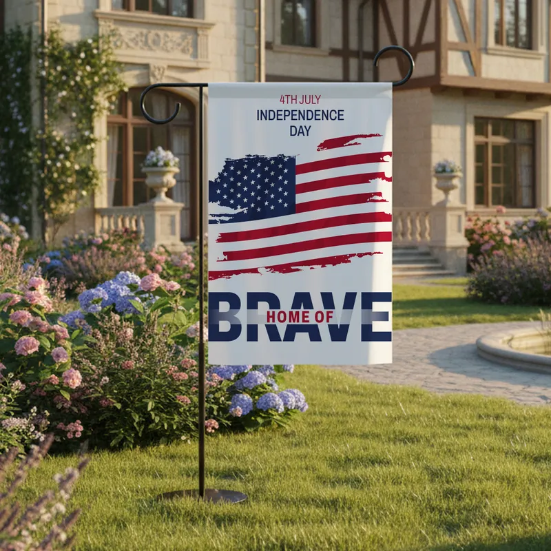 Personalized Holiday Garden Flag