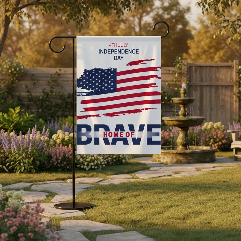 Personalized Holiday Garden Flag