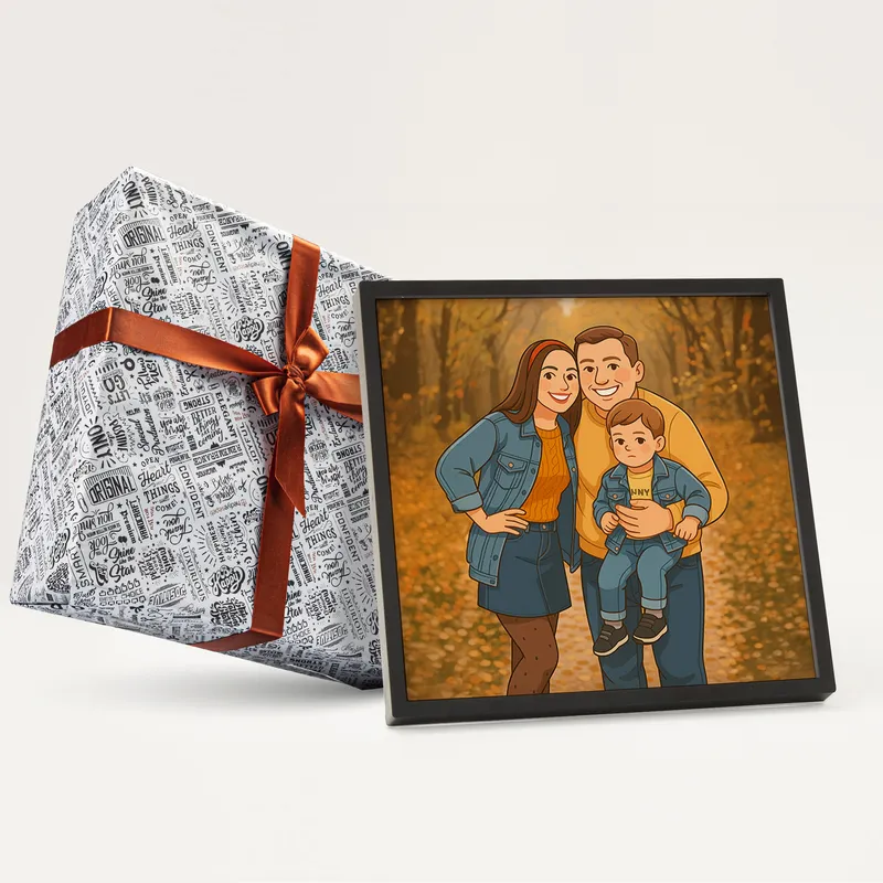 Personalized Illustration Photo Frame