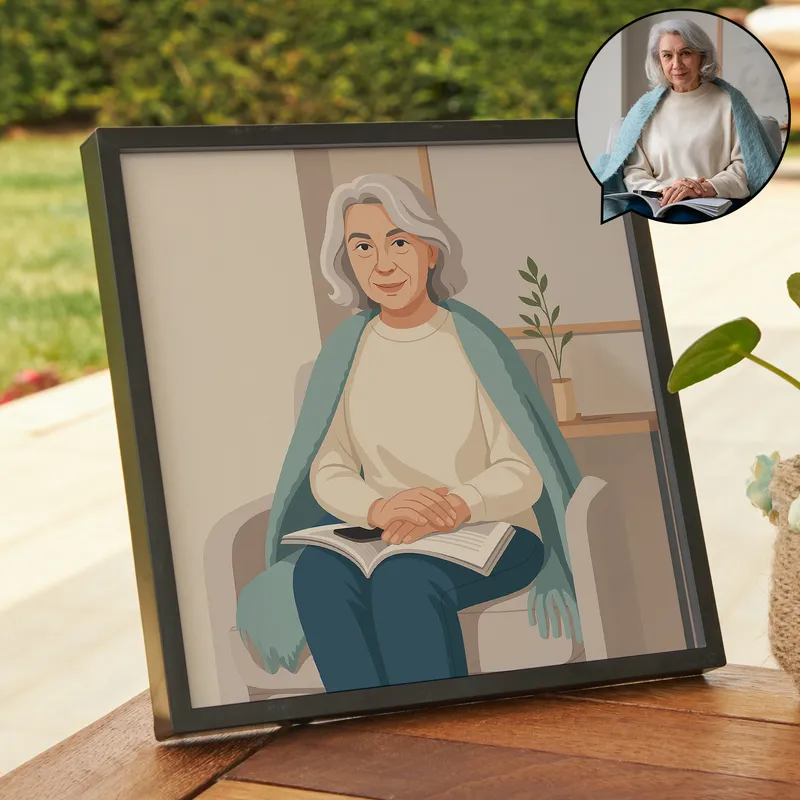 Personalized Illustration Photo Frame