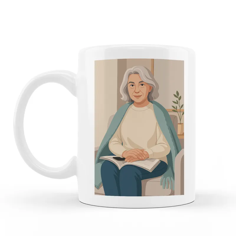 Personalized Illustration Photo Mug