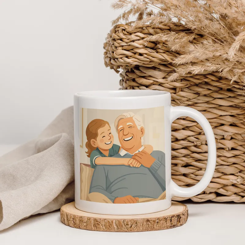 Personalized Illustration Photo Mug