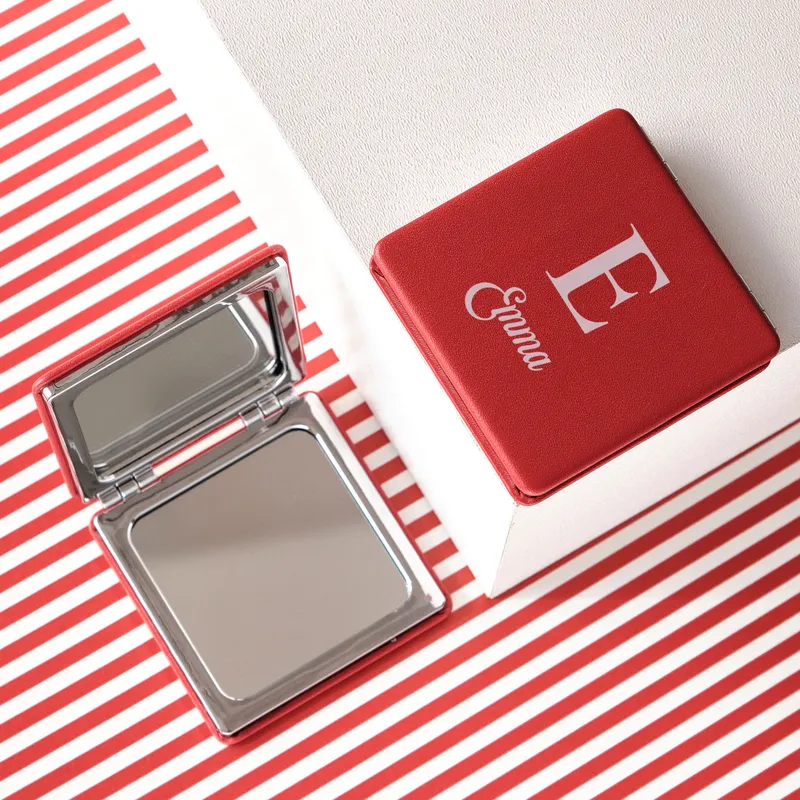 Personalized Initial and Name Compact Mirror