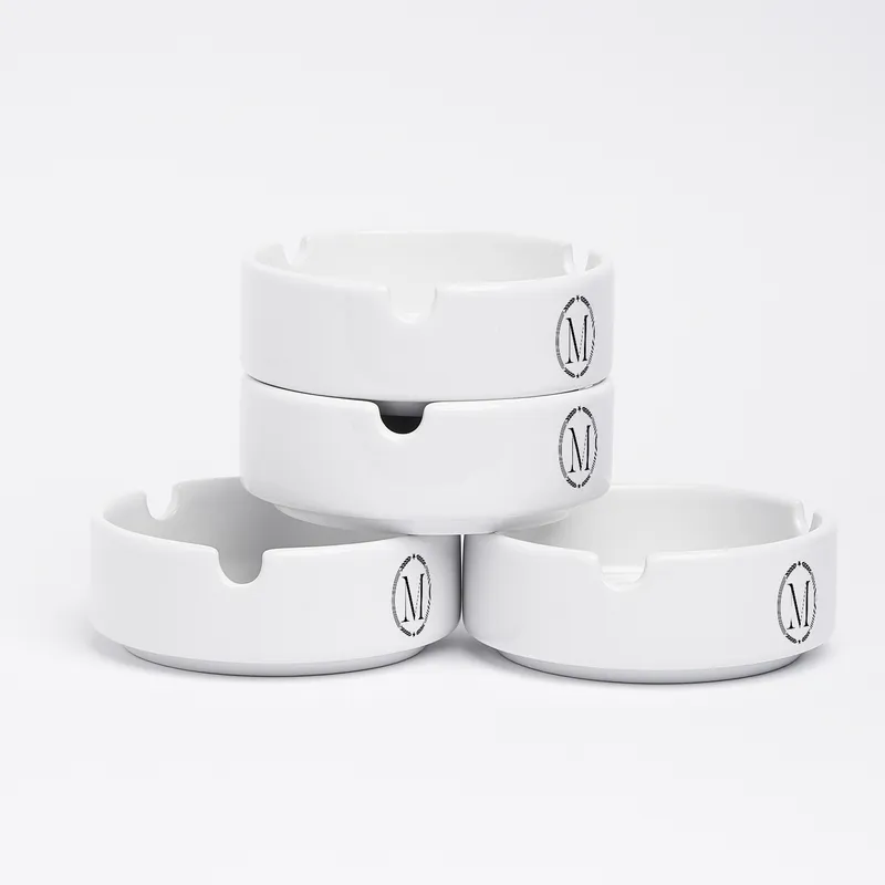 Personalised Initial Design Ashtray Set of 4