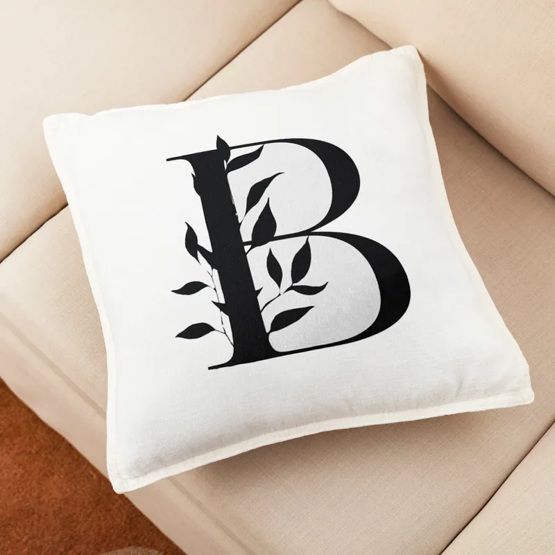 Personalised Monogram Cushion for Home Décor