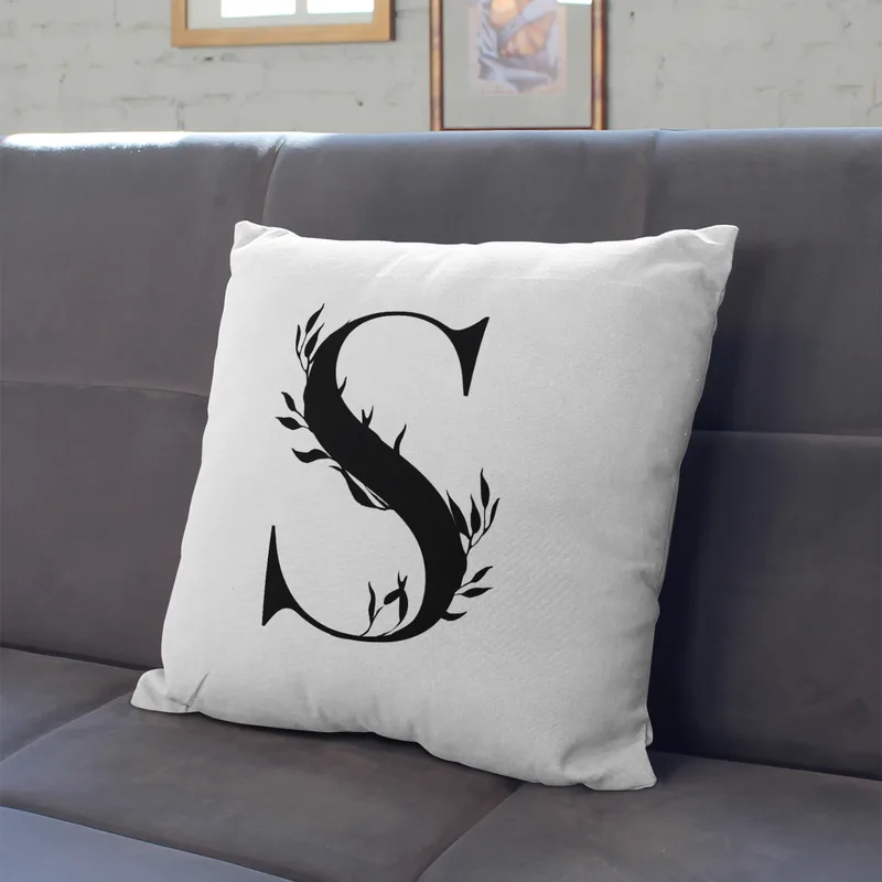 Personalised Monogram Cushion for Home Décor