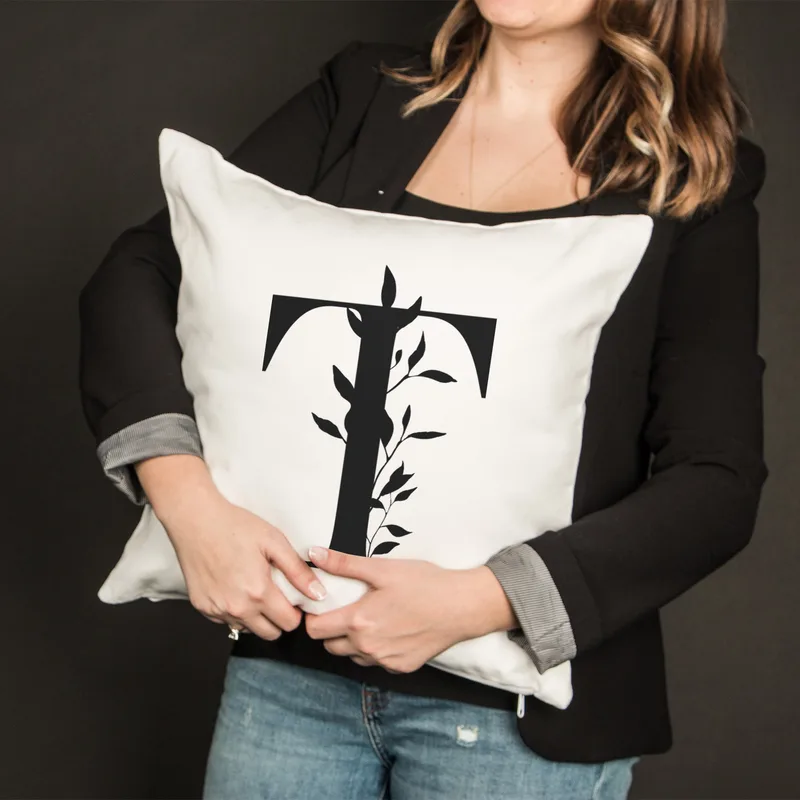 Personalised Monogram Cushion for Home Décor