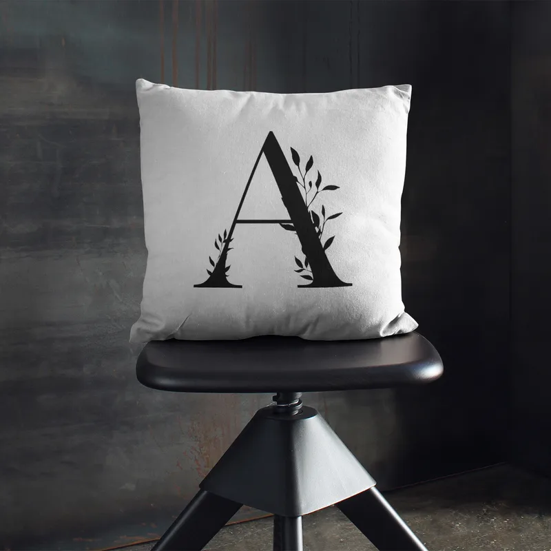 Personalised Monogram Cushion for Home Décor