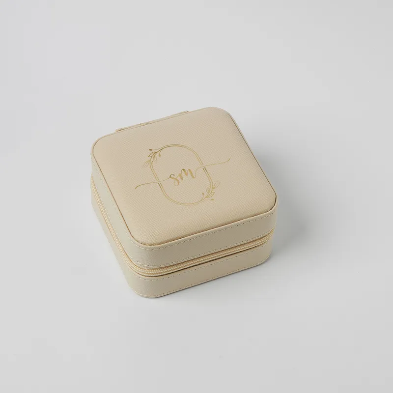 Personalized Initial Portable Jewelry Organizer