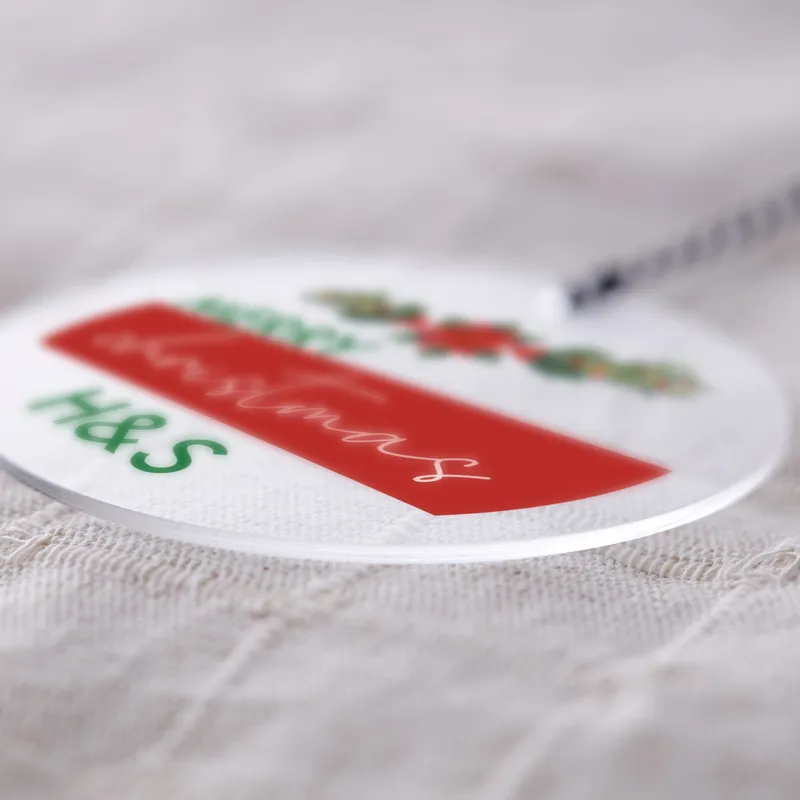 Personalized Initials Christmas Ornaments