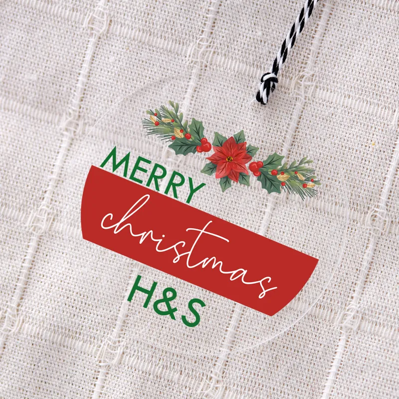 Personalized Initials Christmas Ornaments