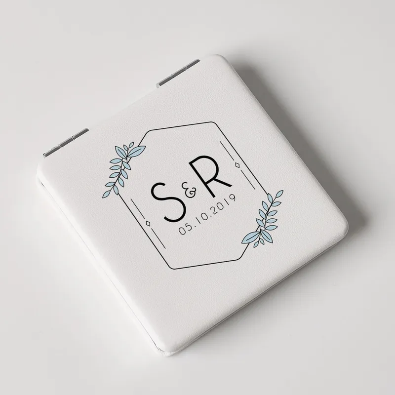 Personalized Initials Hand Mirror for Her