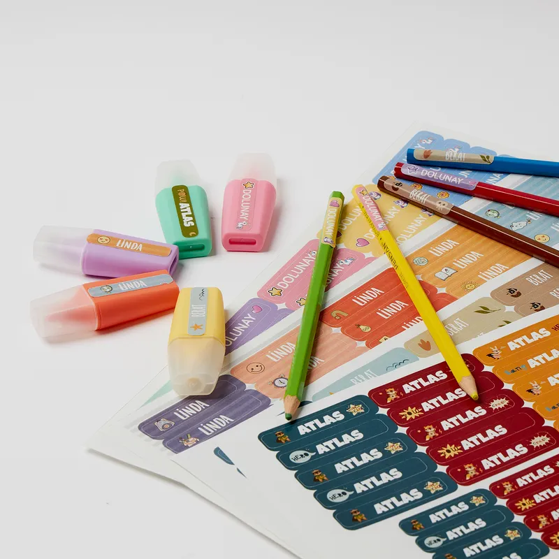 Personalized Kids Back to School Set – Lunch Box, Water Bottle & Name Stickers