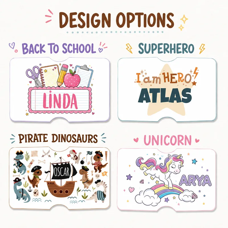 Personalized Kids Double-Layer Lunch Box for School